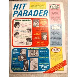 Hit Parader Magazine Sept 1965 Beatles Beach Boys Byrds James Bond Marvin Gaye